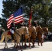 Marine Corps Mounted Color Guard participates in Elizabeth Stampede 2026