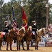 Marine Corps Mounted Color Guard participates in Elizabeth Stampede 2026