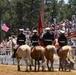 Marine Corps Mounted Color Guard participates in Elizabeth Stampede 2026