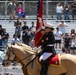 Marine Corps Mounted Color Guard participates in Elizabeth Stampede 2026