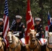 Marine Corps Mounted Color Guard participates in Elizabeth Stampede 2026