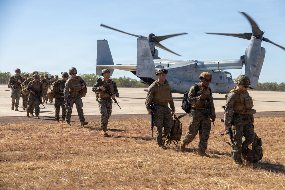 Exercise Diamond Storm 26: MRF-D aircraft arrive