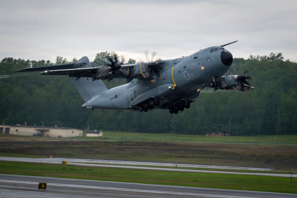 Aircraft execute flight operations during RED FLAG-Alaska 26-2