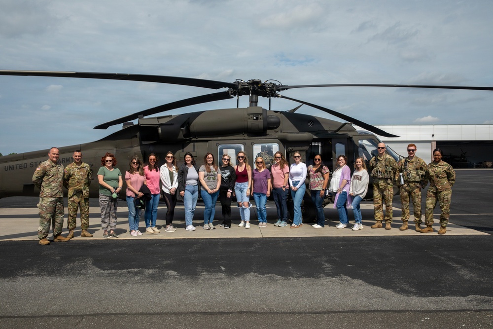 Delaware Army National Guard Aviation Hosts Military Spouse Appreciation Flight
