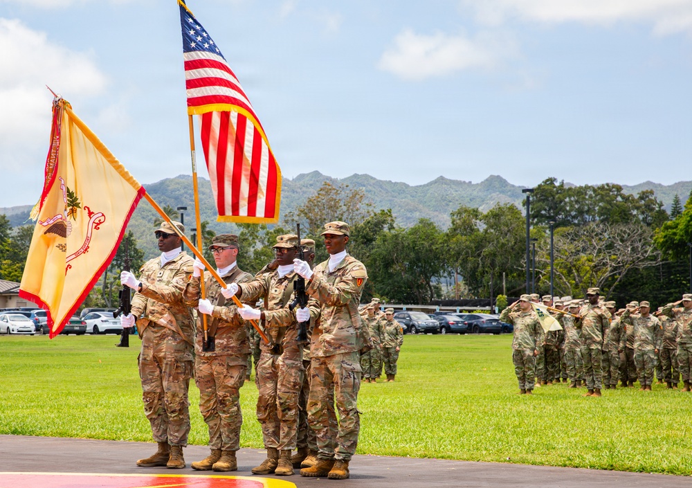 25th Division Sustainment Support Battalion Change of Command Ceremony