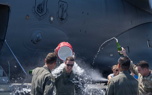 15th Wing Commander Col. Garrett Fisher’s fini flight