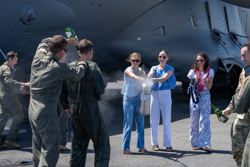 15th Wing Commander Col. Garrett Fisher’s fini flight
