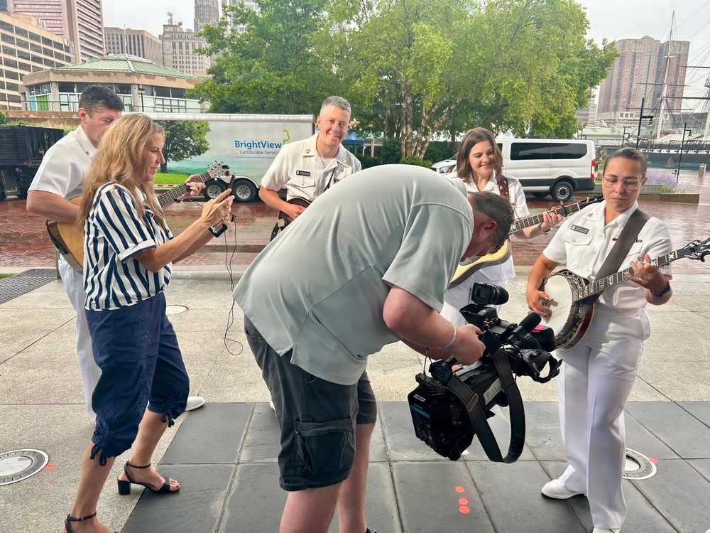 U.S. Navy Band Country Current Performs During Sail 250 Maryland Preview Interview