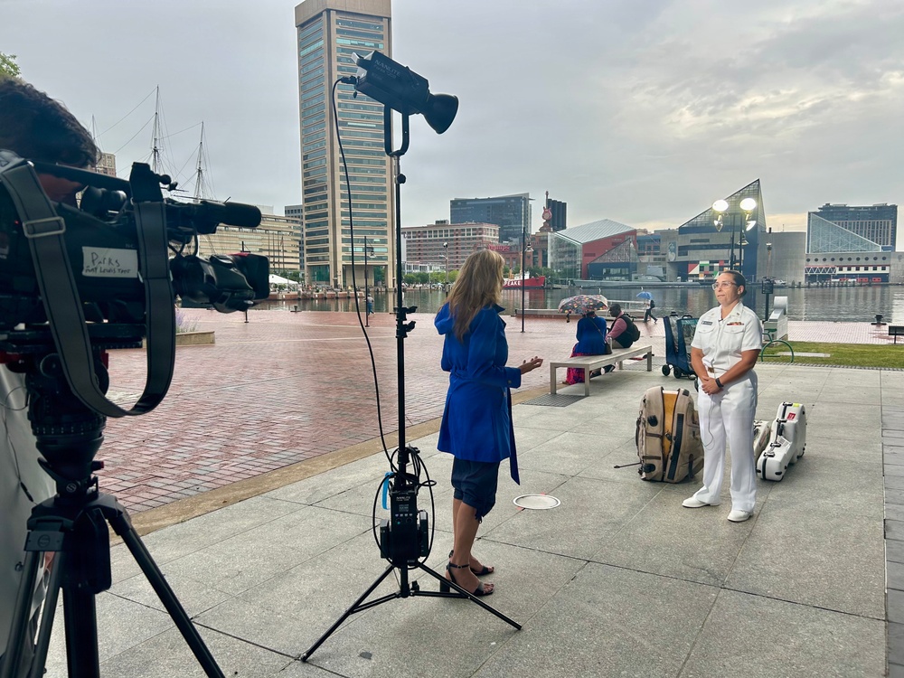 U.S. Navy Band Country Current Performs During Sail 250 Maryland Preview Interview