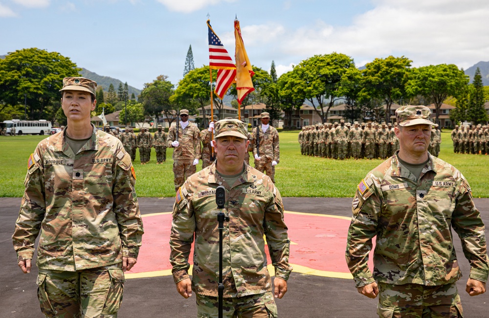 25th Division Sustainment Support Battalion Change of Command Ceremony