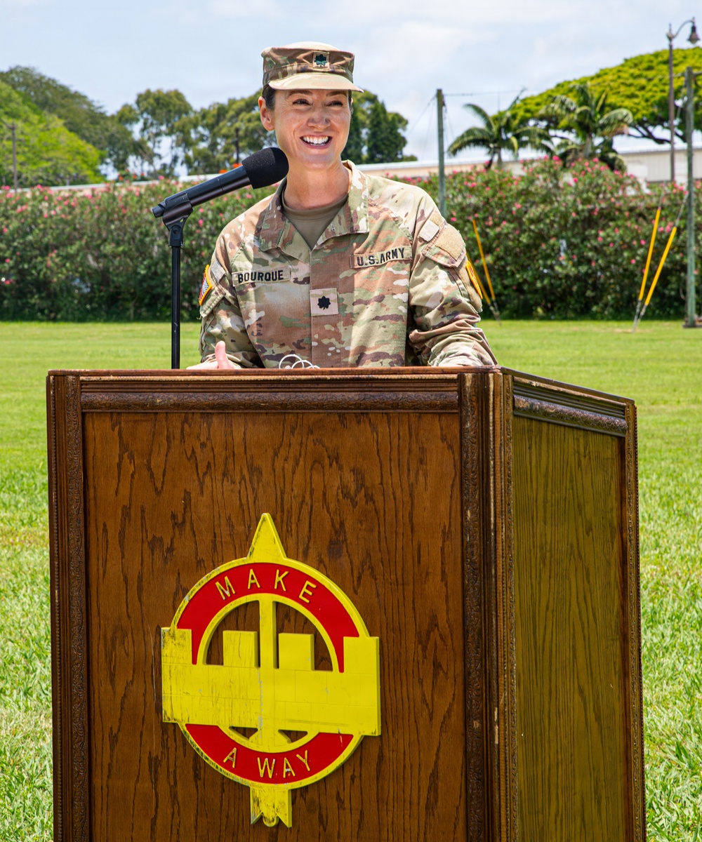 25th Division Sustainment Support Battalion Change of Command Ceremony