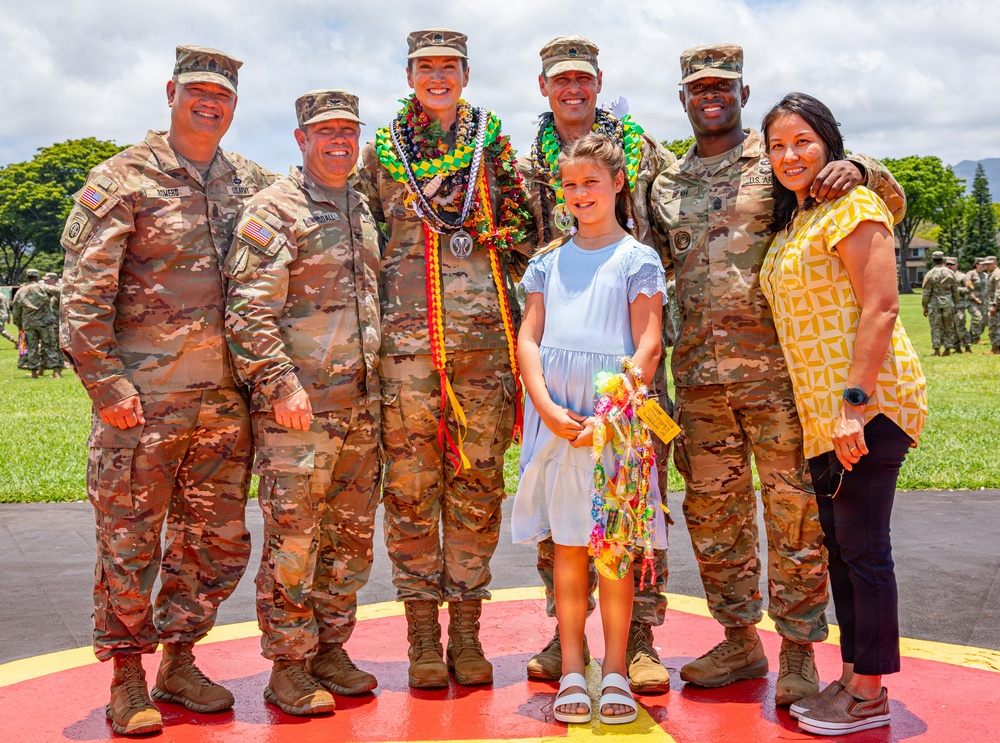 25th Division Sustainment Support Battalion Change of Command Ceremony