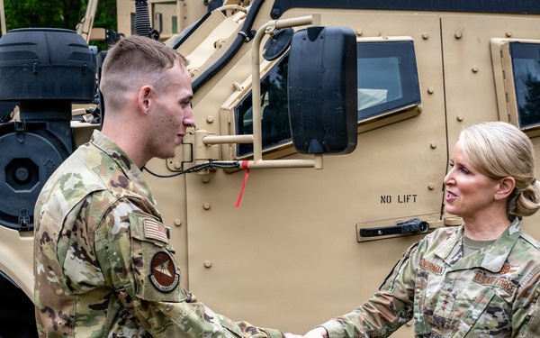 Pacific Air Forces deputy commander visits the 35th Fighter Wing
