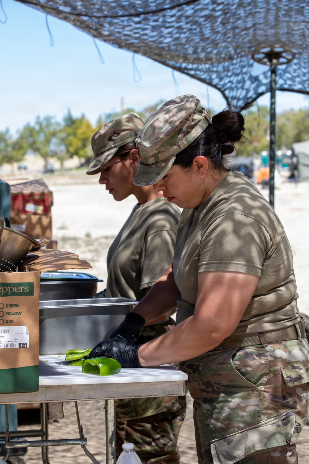 Feeding Platoon Sustains Soldiers During Desert Forge 2026