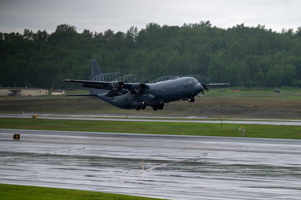 Aircraft execute flight operations during RED FLAG-Alaska 26-2