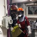 USS Mustin conducts a general quarters drill
