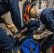 USS Mustin conducts a general quarters drill