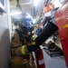 USS Mustin conducts a general quarters drill