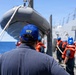 USS Mustin conducts an integrated training team drill