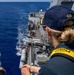 USS Mustin conducts an integrated training team drill