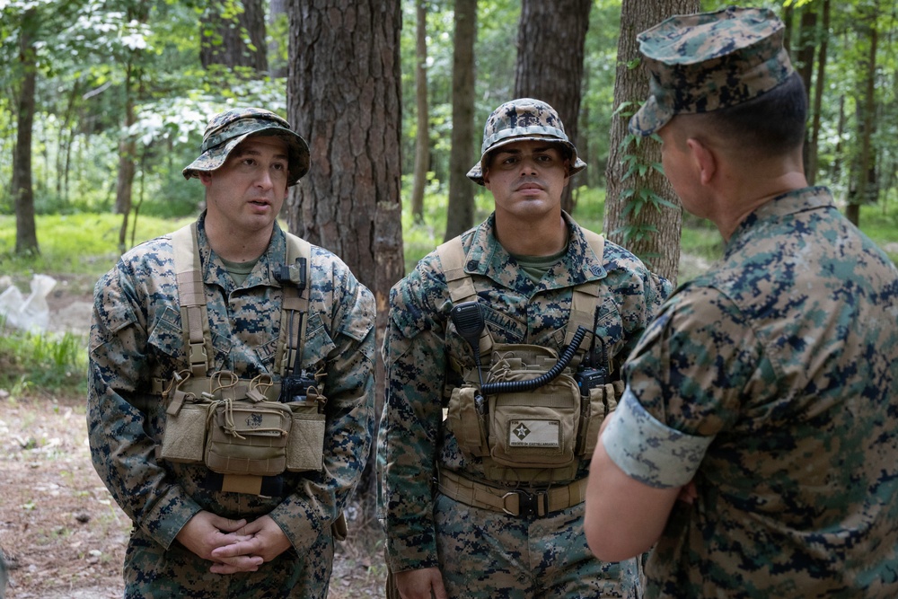 SMMC Ruiz visits Camp Devil Dog