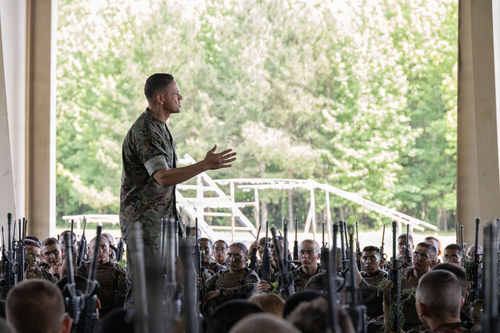 SMMC Ruiz visits Camp Devil Dog