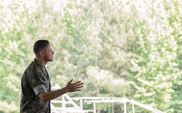 SMMC Ruiz visits Camp Devil Dog