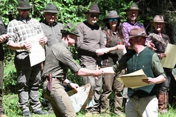 USAG Stuttgart hosts Jägerschlag at historic hunting tunnels