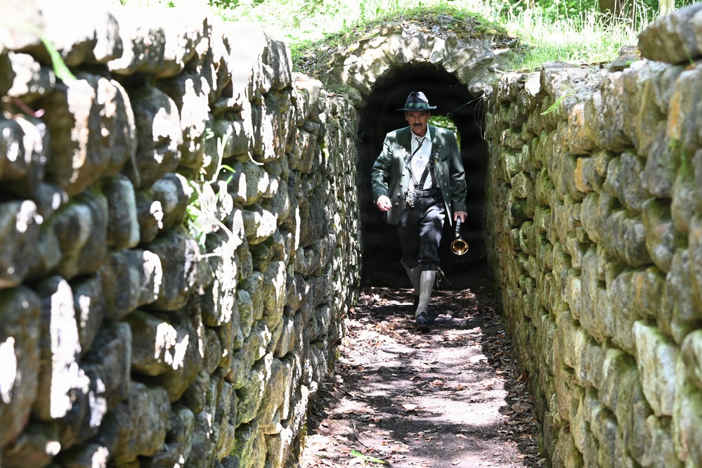 USAG Stuttgart hosts Jägerschlag at historic hunting tunnels