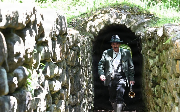 USAG Stuttgart hosts Jägerschlag at historic hunting tunnels