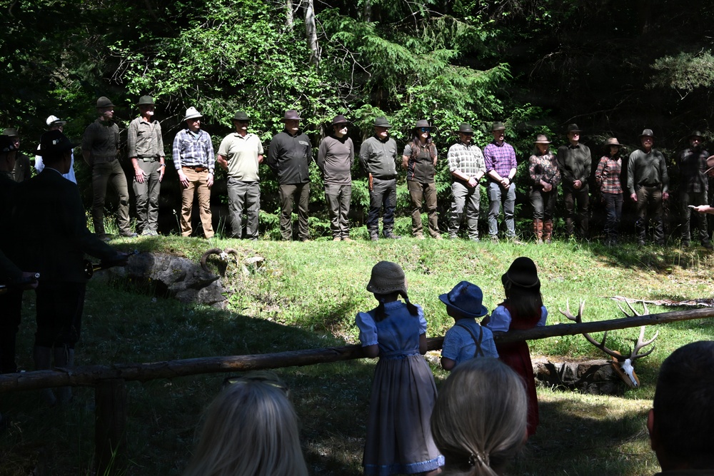USAG Stuttgart hosts Jägerschlag at historic hunting tunnels