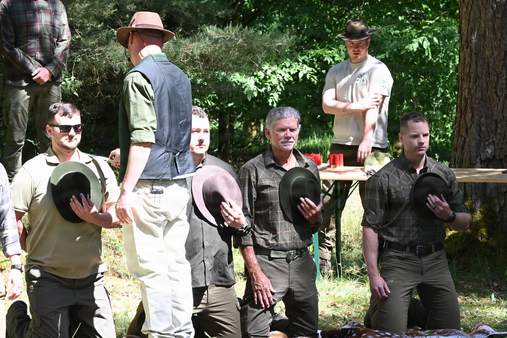 USAG Stuttgart hosts Jägerschlag at historic hunting tunnels