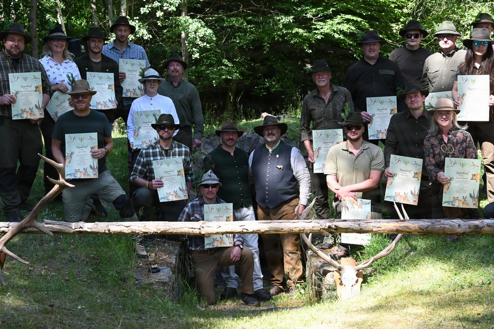 USAG Stuttgart hosts Jägerschlag at historic hunting tunnels