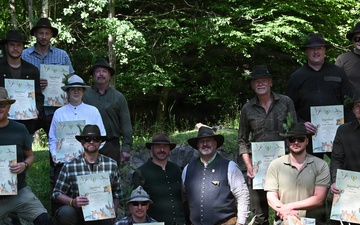 USAG Stuttgart hosts Jägerschlag at historic hunting tunnels