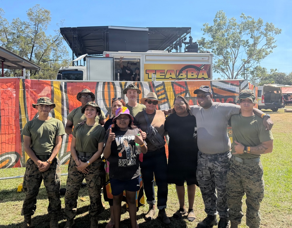 MRF-D Marines volunteer, participate at Barunga Festival 2026