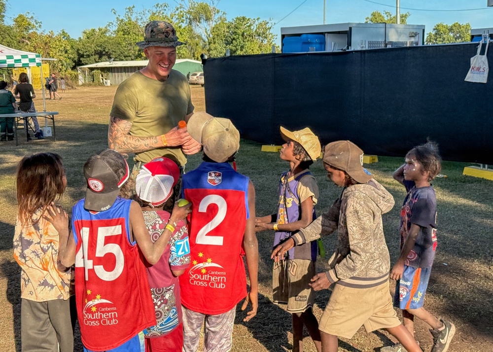 MRF-D Marines volunteer, participate at Barunga Festival 2026