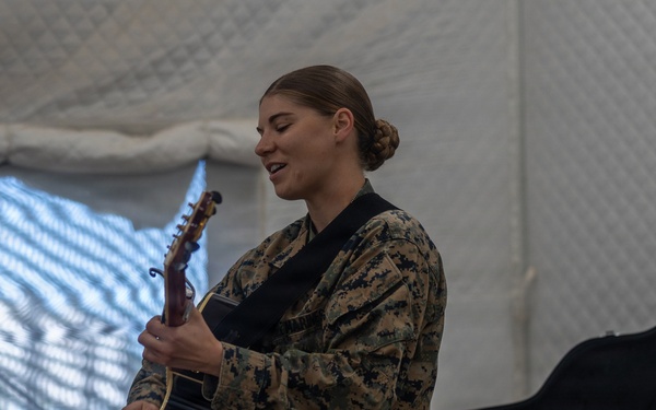 U.S. Marines and Sailors host religious service in the Baltic Region 