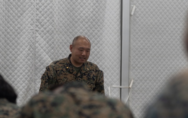 U.S. Marines and Sailors host religious service in the Baltic Region 