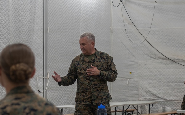 U.S. Marines and Sailors host religious service in the Baltic Region 