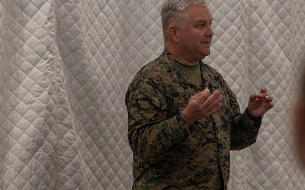 U.S. Marines and Sailors host religious service in the Baltic Region 
