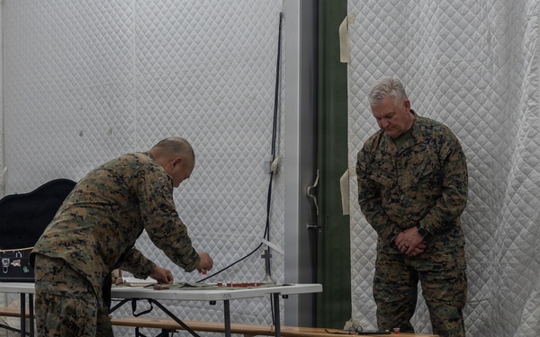 U.S. Marines and Sailors host religious service in the Baltic Region 
