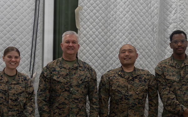 U.S. Marines and Sailors host religious service in the Baltic Region 