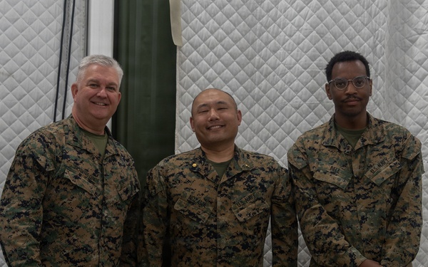 U.S. Marines and Sailors host religious service in the Baltic Region 