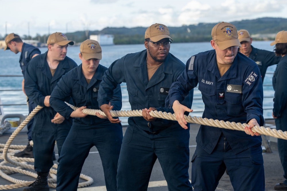 USS Princeton (CG 59) Sea and Anchor Detail