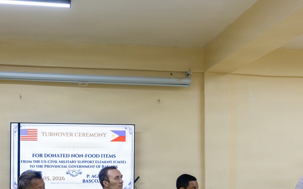 Philippine Officials, U.S. Forces, Host Humanitarian Assistance and Disaster Relief Ceremony in Batanes