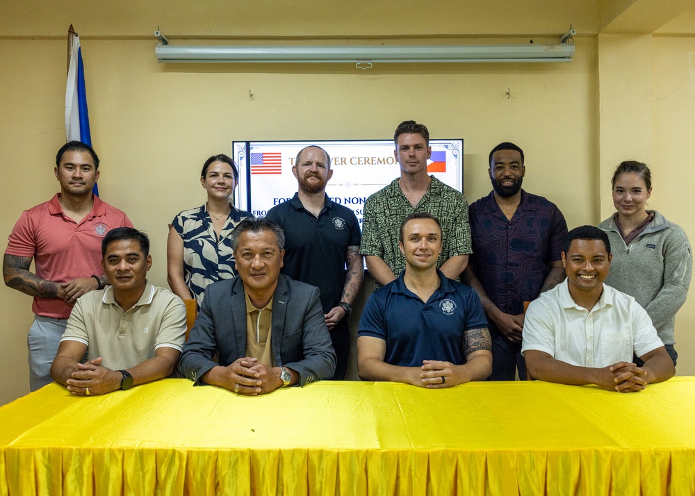 Philippine Officials, U.S. Forces, Host Humanitarian Assistance and Disaster Relief Ceremony in Batanes