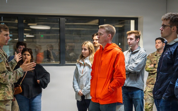 University of Texas at Austin Clements Center students tour Pabradė Training Area in Lithuania