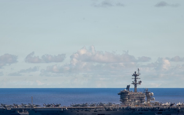 George Washington Conducts Helo Operations