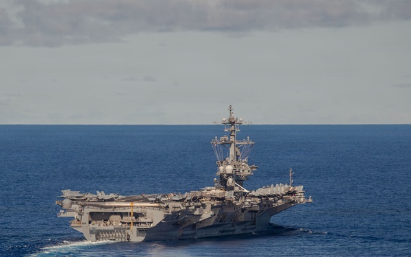 George Washington Conducts Helo Operations