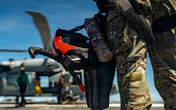 George Washington Conducts Helo Operations